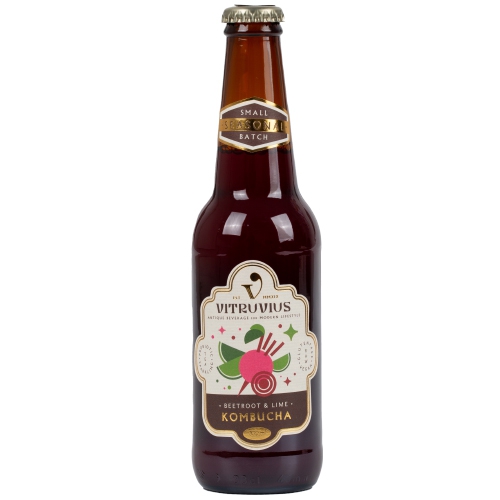 Beetroot&Lime - Seasonal Seri - Kombucha 330ml 6’lı Paket